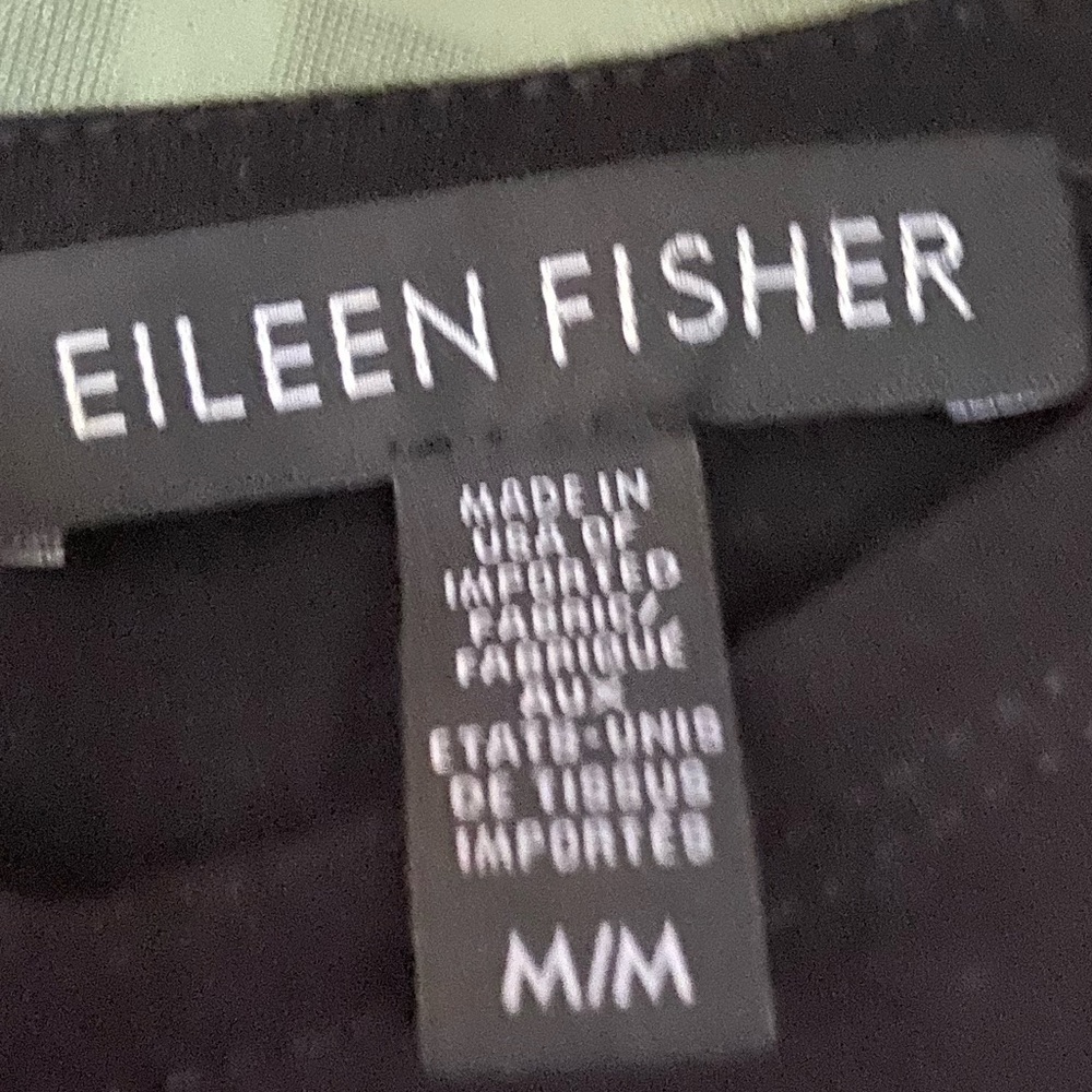 Eileen Fisher Black Wide-Leg Jumpsuit - Picture 2 of 3
